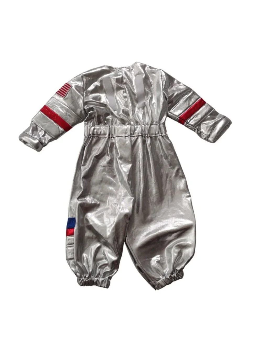 Pottery Barn Kids Astronaut Costume 6-12m Metallic Silver Space Theme Outfit - Picture 7 of 10